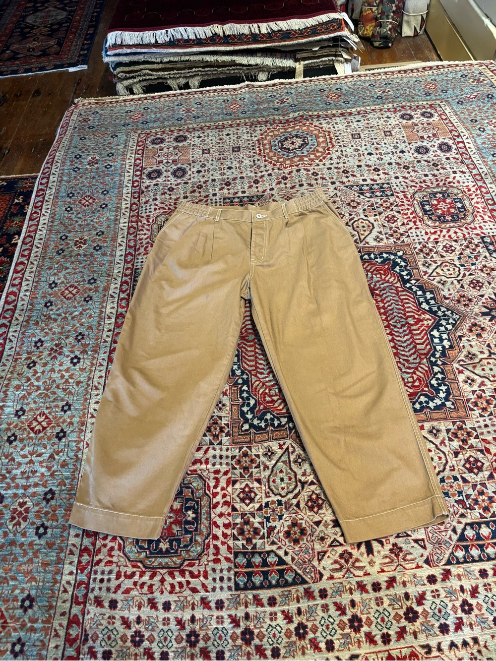 Kowtow pants tan